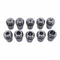Er16 Collet Set 10 Pcs 1-10mm Spring Chuck Lathe Tool Holder 65mn Steel For Cnc Engraving Machine Milling 