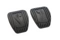 Blue Oval Industries 1994-2009 Mustang Clutch Brake Pedal Pads With Cobra Logo 