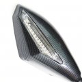 Yibid Motorcycle Integrated Marker Mirrors With Led Turn Signal Light For Kawasaki Zx750 Zx7 Zx-7r 1999 2002 Zx9 Zx-9r 1998