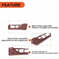 Ecotric Front Driver Seat Cushion Panel Trim Compatible With 2008-2010 Ford F250 F350 F450 F550 Super Duty Replacement For