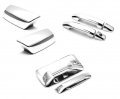 Chrome Combo Mirror Covers Door Handle And Tailgate Cover For Chevy Silverado 2500 3500 Regular Cab 2dr Silver Abs Overlay 
