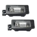 Rear License Plate Lights For Bmw 525xi 530xi 2006 2007 Sedan Wagon Driver And Passenger Side Pair Clear Plastic Replacement 