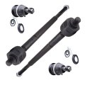 Front Suspension Set Of 4 Inner Tie Rod End Lower Ball Joint Fit 2004-2006 For Chrysler Pacifica 