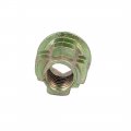 Uxcell M6x13mm Interface Hex Socket Threaded Insert Nuts 50pcs For Wood Furniture
