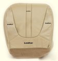 1997 98 To 2002 For Ford Expedition Eddie-bauer Driver Bottom Leather Seat Cover Tan 