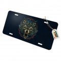 Fenrir Fierce Snarling Wolf In Chains Norse Mythology Novelty Metal Vanity Tag License Plate