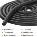 Uxcell Foam Rubber Weather Seal Strip 6mm 0 24 Diameter X 2 Meters 6 56ft Long Round Epdm Solid For Reduce Noise Shock Friction
