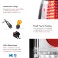 Chrome Bezel Premium Led Tail Light Housing Lamp Assembly For 2003-2006 Chevy Silverado 1500 2500 3500 Driver And Passenger
