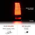 Chrome Bezel Premium Led Tail Light Housing Lamp Assembly For 2003-2006 Chevy Silverado 1500 2500 3500 Driver And Passenger