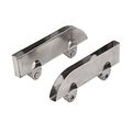 Uxcell Showcase Cabinet Door Stainless Steel Glass Sliding Roller Wheel Pulley 8pcs