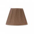 Aspen Creative 32072 Empire Transitional Pleated Spider Sienna Brown Lamp Shade 7 Top X 13 Bottom 10 Slant 
