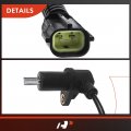 A-premium Abs Wheel Speed Sensor Compatible With Kia Models Sorento 2003-2006 Front Driver Passenger Side 2-pc Set Replace