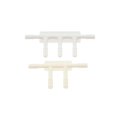 Vacuum Tubing Connector Assortment 2 Piece 4 5 Way Plastic T Shape Fittings 0 188 In Outer Diameter White 
