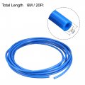 Uxcell Pneumatic Air Tubing 6mm Od X 4mm Id 6m 236 Inch Pu Polyurethane Compressor Hose Pipe Blue