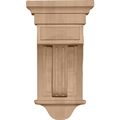 Ekena Millwork Cor05xx10raal 2-inch W X 5 1 D 10-inch H Raised Fluting Corbel Alder
