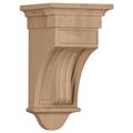 Ekena Millwork Cor05xx10raal 2-inch W X 5 1 D 10-inch H Raised Fluting Corbel Alder