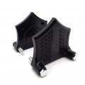 Httmt- Us-tghd-had006-1 -bk- Chrome-e-o Black Contrast Fender Spacer Compatible With H-d Baggers 1 1984-2013 See Fitment