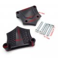 Httmt- Us-tghd-had006-1 -bk- Chrome-e-o Black Contrast Fender Spacer Compatible With H-d Baggers 1 1984-2013 See Fitment