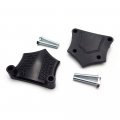 Httmt- Us-tghd-had006-1 -bk- Chrome-e-o Black Contrast Fender Spacer For H-d Baggers 1 1984-2013 See Fitment