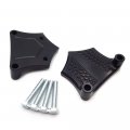 Httmt- Us-tghd-had006-1 -bk- Chrome-e-o Black Contrast Fender Spacer For H-d Baggers 1 1984-2013 See Fitment