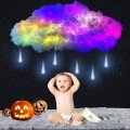 Big Cloud Rain Lightning Kit 3 93ft Multicolor Led Strip Lights With Music Sync App Control Bluetooth Raindrop Lamp For Bedroom 