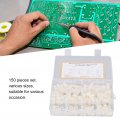 150pcs Nylon Standoff Screw Spacer Round Mounting Hardware Fastener Set Kit White Fasteners For Electronics Lighting Toys