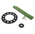 2003-2007 Fits Kawasaki Klx300r 300 R Green O Ring Chain Sprocket Black 14 48 110l 