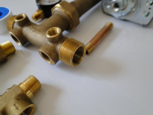 1 25 X 14 No Lead Brass Tank Tee Kit Union Water Well Pressure Square D Fsg2 40-60 Switch
