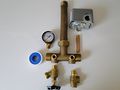1 25 X 14 No Lead Brass Tank Tee Kit Union Water Well Pressure Square D Fsg2 40-60 Switch 