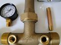 1 25 X 14 No Lead Brass Tank Tee Kit Union Water Well Pressure Square D Fsg2 40-60 Switch