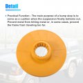 X Autohaux 2pcs 5 31 Inch Rear Suspension Bump Stop Struter Bump For Chevrolet Impala 2014-2020 No 13330714 Rubber Yellow