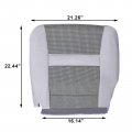 Secosautoparts Passenger Bottom Top Lean Back Replacement Cloth Seat Cover Fit For Dodge Ram 1500 2500 3500 4500 5500 2006 2007