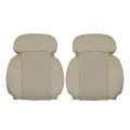 Front Driver Passenger Side Top Lean Back Perforated Microfiber Leather Replacement Seat Covers La00 La03 Tan For Lexus Gs300 