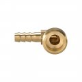 Uxcell Brass Barb Hose Fitting 90 Degree Elbow 8mm Barbed To G1 2 Male Pipe Adapter Connector 2pcs