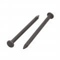 Uxcell Hardware Nails 2 5-inch Length Carbon Steel Point Tip Wall Cement Nail Black 20pcs