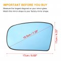 Uxcell Car Left Driver Side Heated Mirror Glass Replacement W Backing Plate For Mercedes-benz Cl500 2000-2003 S430 Cl600 S600
