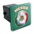 Mexico Soccer Football Futbol Tow Trailer Hitch Cover Plug Insert
