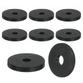 18pcs Thick Rubber Spacer 1-3 8 Inch Od X 1 4 Id 3 16 Thickness Round Bushings Anti Vibration Flat Washers For Home Industrial 