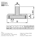 2 Pieces Of Cms Magnetics Neodymium Cup Magnets W Male Threaded Stud Up To 70 Lbs Holding Power 