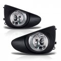 Clear Lens Fog Light Bumper Lamps W Wiring Kit For 2012 2013 2014 Toyota Yaris New 