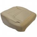 Kuafu Seat Cover Synthetic Leather Compatible With 2000 2001 Ford Excursion Limited Xlt Passenger Bottom Side Tan