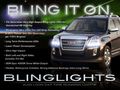 Gmc Terrain Led Light Strips Headlamp Day Time Running Lights Headlight Drl Kit 