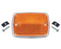 Auto Krafters Compatible Replacement For Reflector Grille Front Fender Amber 1967 F-series 100 250 350 Pickup Truck 1967-69 