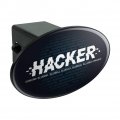 Hacker Binary Code Geek Nerd Oval Tow Trailer Hitch Cover Plug Insert