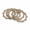 Topteng Clutch Plate Kit Disc Plates Steel Friction Fits For Yamaha Sr185h 1981 It125 G H J 1980-1982 Ty175 1977-1980