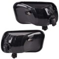 Front Bumper Fog Lights For Dodge Ram 1500 2009 2010 For 2500 3500 2011-2012 W Halogen Bulbs Clear Lens
