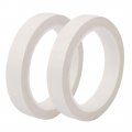 New Lon0167 2pcs 15mm Single Sided Strong Self Adhesive Mylar Tape 50m Length Flame Retardant Logo White Einseitig Starkes