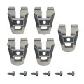 Version 5pcs Drill Clip With Screws For Tool Belt 633586002 636181001 Stainless Steel Driver Hook Ryobi Ridgid 18 Volt Tools 
