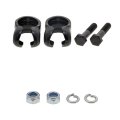 Tie Rod End Adjusting Sleeve For 1991 1992 1993 1994 Ford Explorer Steel Medium Thread Black Front Position 1 3 In Outside