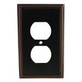 Cosmas 65049-orb Oil Rubbed Bronze Single Duplex Electrical Outlet Wall Plate Cover 